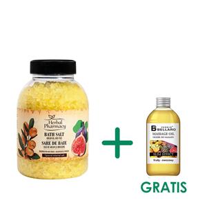 Sare baie argan si smochine + ulei masaj fructe GRATIS